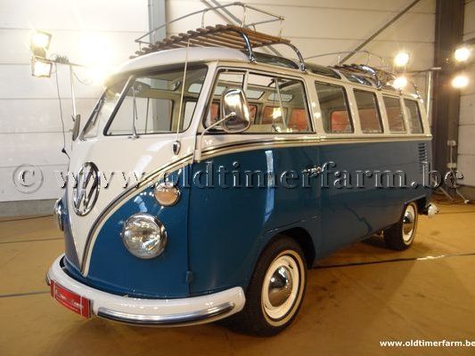 Het hotel voertuig ademen Volkswagen T1 Samba 21 Windows '67 (1967) verkocht - ch. 3058